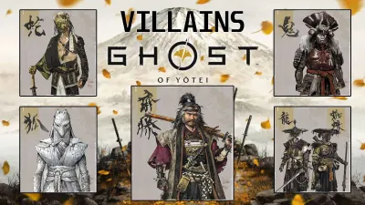 شش چهره شرارت: با دشمنان اصلی Ghost of Yotei و رهبرشان آشنا شوید