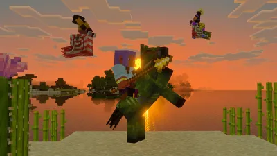 ویژگی‌های آپدیت Mounts of Mayhem برای بازی Minecraft