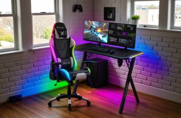 بررسی صندلی گیمینگ X Rocker Sparta RGB؛ راحتی فوق‌العاده با چاشنی نورپردازی