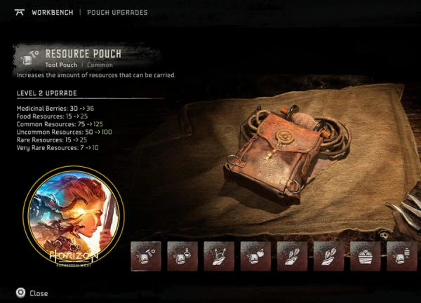 نحوه به دست آوردن تمامی کیف‌ها (Pouches) در Horizon Forbidden West