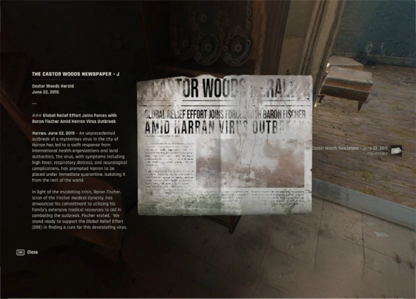 مکان تمام Castor Woods Newspapers در بازی Dying Light: The Beast