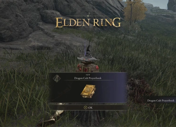 محل Dragon Cult Prayerbook در Elden Ring