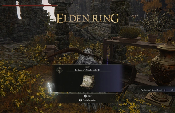 مکان تمام Perfumer Cookbookها در Elden Ring