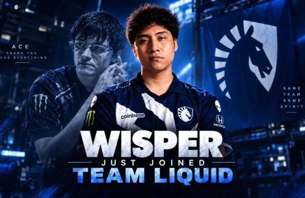 Wisper به لاین‌آپ Team Liquid پیوست