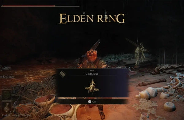 محل Gold Scarab در Elden Ring