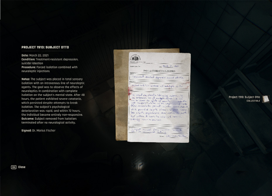 مکان تمام Asylum Patient Recordهای Dying Light: The Beast
