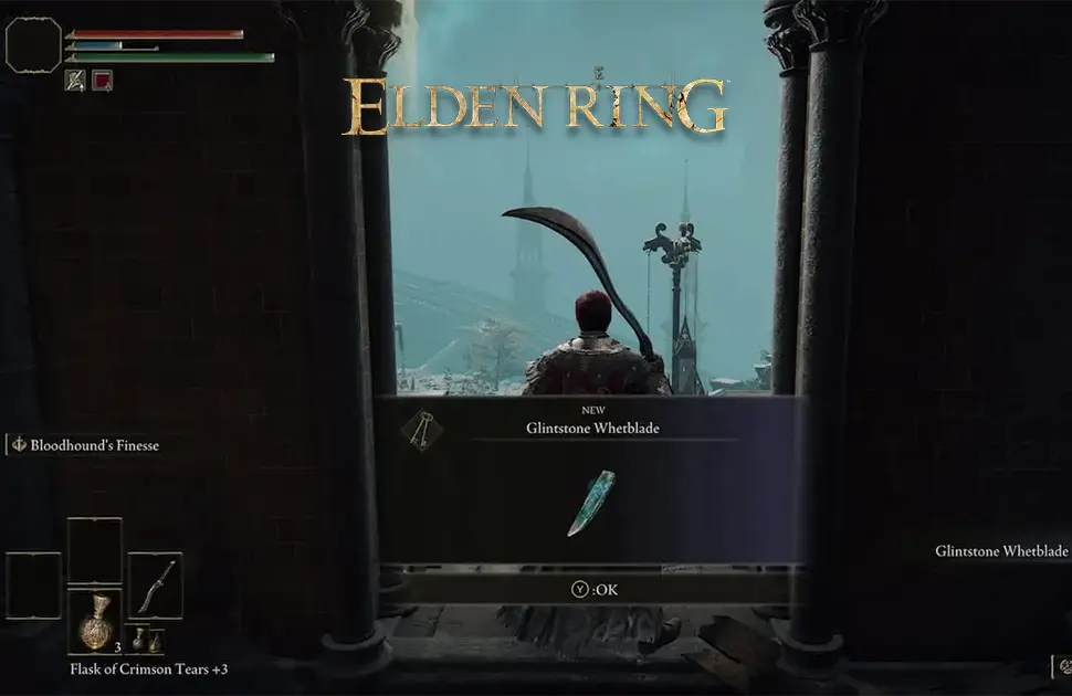مکان Glintstone Whetblade در Elden Ring