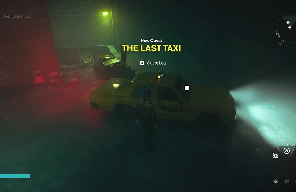 تمام مکان‌های Taxi در Control Resonant