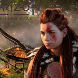 نقاشی صورت God of War در Horizon Forbidden West (ایستراگ)