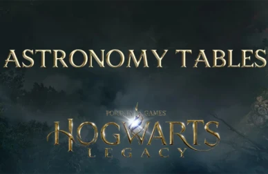 مکان همه Astronomy Table ها در هاگوارتز لگسی - Hogwarts Legacy