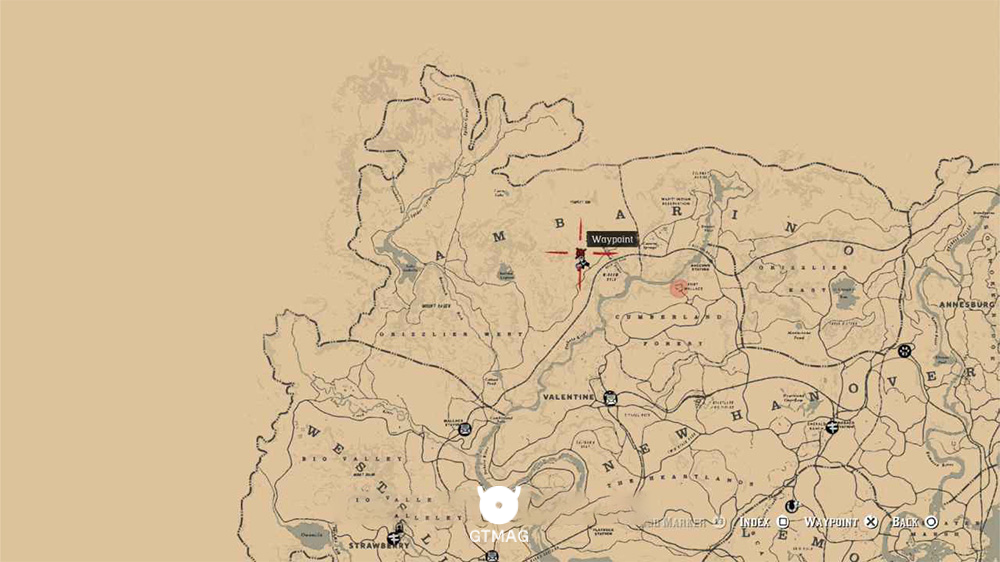 موقعیت دقیق خانه کت فیش جکسونز روی نقشه Red Dead Redemption 2
