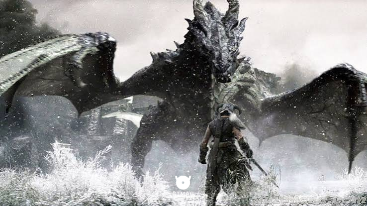 اژدها در بازی skyrim
