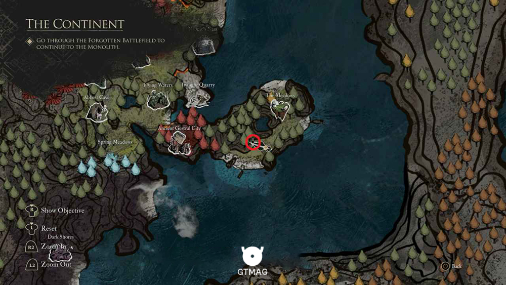 منطقه The Continent - مکان تمام آیتم&zwnj;های قابل جمع&zwnj;آوری بخش Act 2 در Clair Obscur: Expedition 33