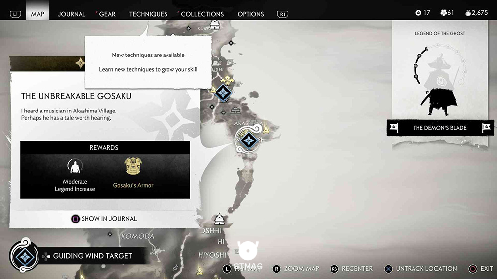 2. The Unbreakable Gosaku - تمام مکان&zwnj;های Mythic Tale در Ghost of Tsushima
