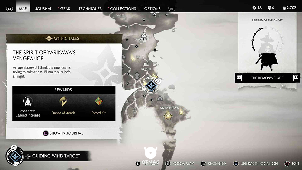 3. The Spirit of Yarikawa&rsquo;s Vengeance - تمام مکان&zwnj;های Mythic Tale در Ghost of Tsushima