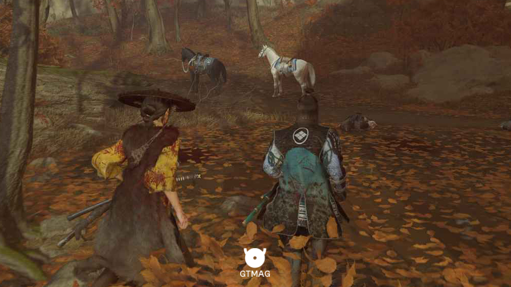 به سمت رودخانه بروید در بازی ghost of yotei