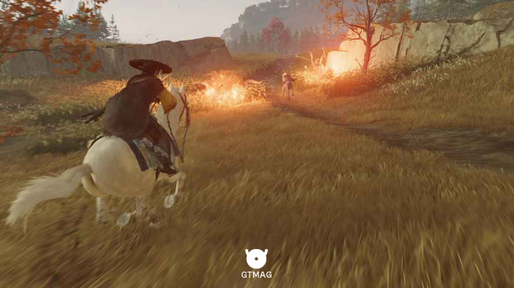 بالای مسیر در بازی ghost of yotei