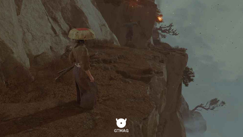 از صخره بالا بروید در بازی ghost of yotei