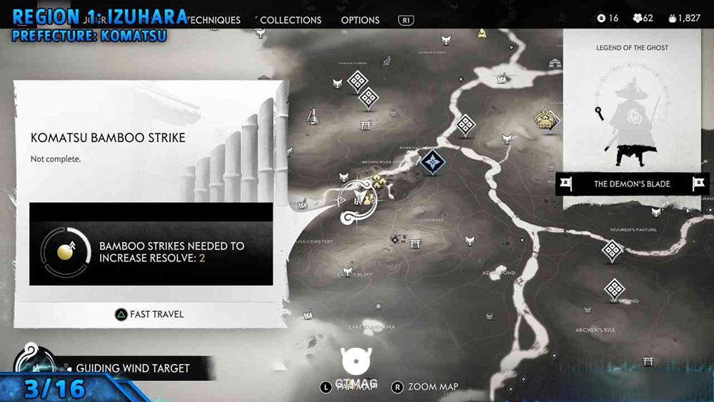 Bamboo Strike شماره 3: Komatsu Bamboo Strike - تمام موقعیت&zwnj;های Bamboo Strike در Ghost of Tsushima