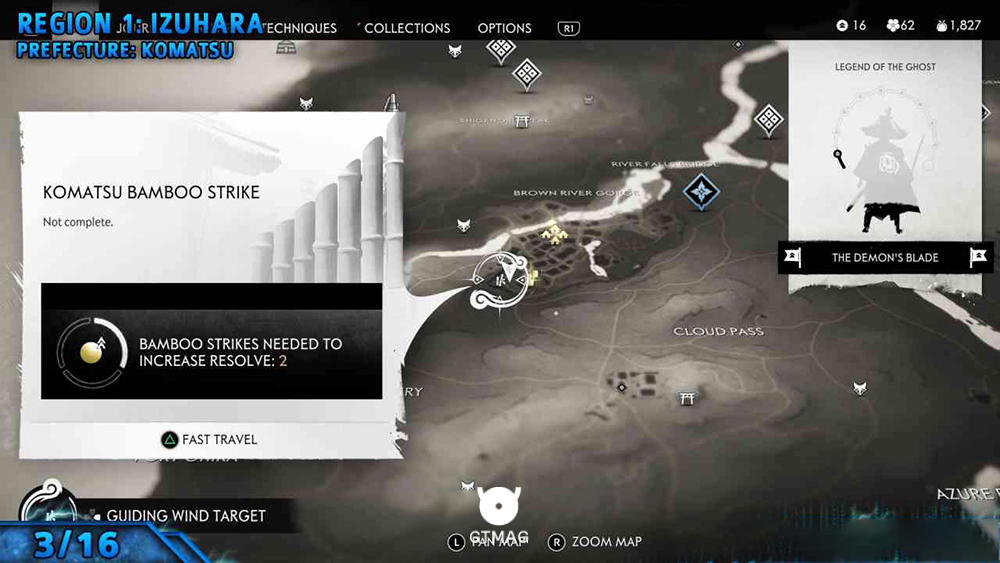 Bamboo Strike شماره 3: Komatsu Bamboo Strike - تمام موقعیت&zwnj;های Bamboo Strike در Ghost of Tsushima