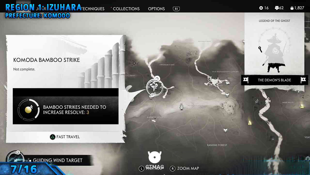 Bamboo Strike شماره 7: Komoda Bamboo Strike - تمام موقعیت&zwnj;های Bamboo Strike در Ghost of Tsushima