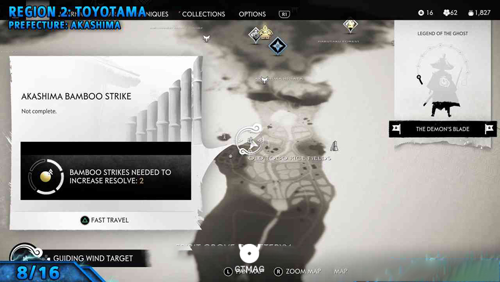 Bamboo Strike شماره 8: Akashima Bamboo Strike - تمام موقعیت&zwnj;های Bamboo Strike در Ghost of Tsushima