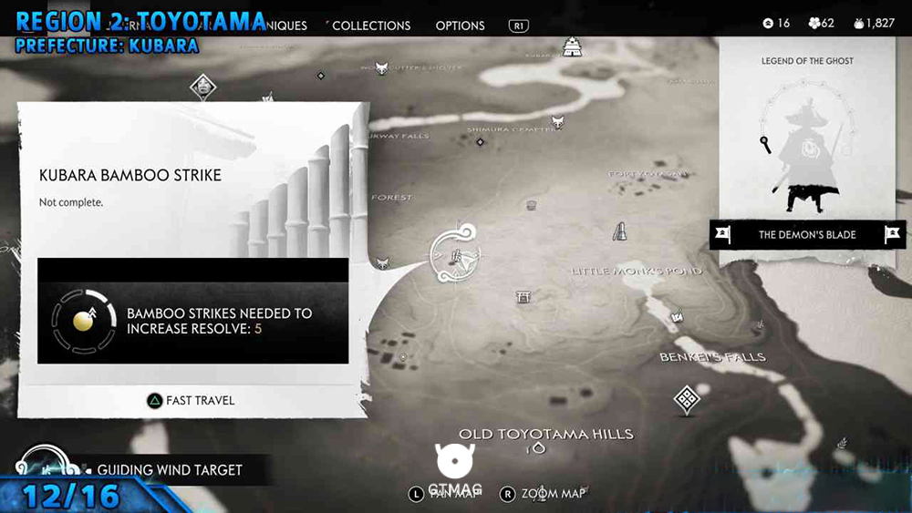 Bamboo Strike شماره 12: Kubara Bamboo Strike - تمام موقعیت&zwnj;های Bamboo Strike در Ghost of Tsushima