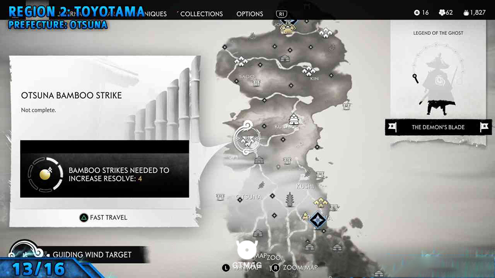 Bamboo Strike شماره 13: Otsuna Bamboo Strike - تمام موقعیت&zwnj;های Bamboo Strike در Ghost of Tsushima