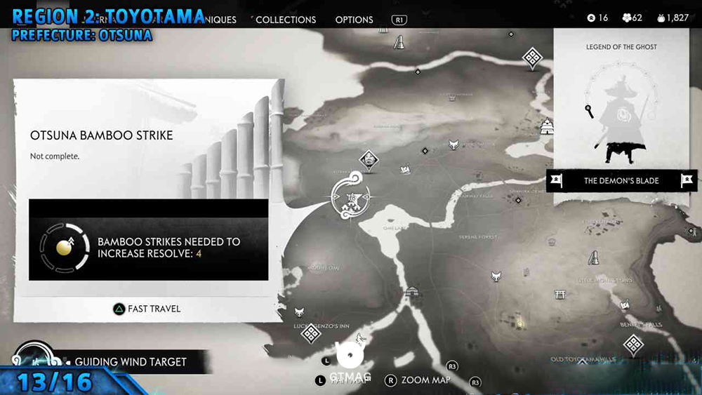Bamboo Strike شماره 13: Otsuna Bamboo Strike - تمام موقعیت&zwnj;های Bamboo Strike در Ghost of Tsushima
