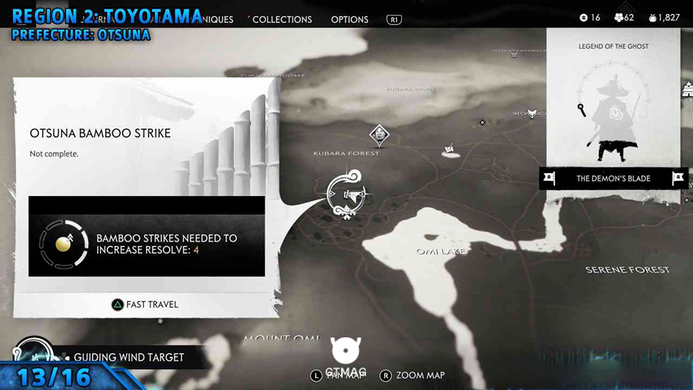 Bamboo Strike شماره 13: Otsuna Bamboo Strike - تمام موقعیت&zwnj;های Bamboo Strike در Ghost of Tsushima