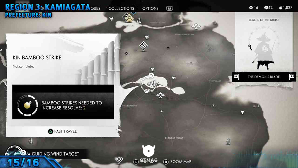 Bamboo Strike شماره 15: Kin Bamboo Strike - تمام موقعیت&zwnj;های Bamboo Strike در Ghost of Tsushima