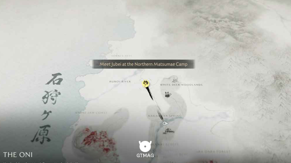 کمپ شمالی در بازی ghost of yotei