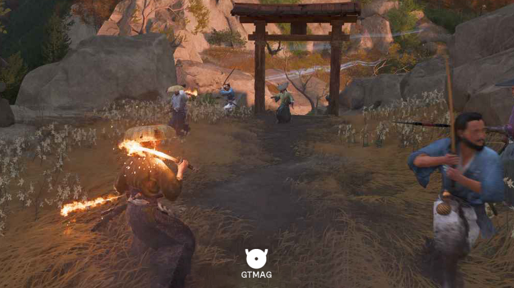 شکارچیان جایزه بگیر در بازی ghost of yotei