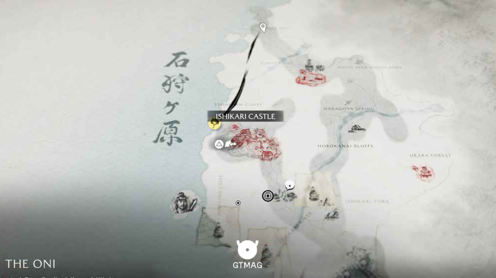 جوبی در ساحل در بازی ghost of yotei