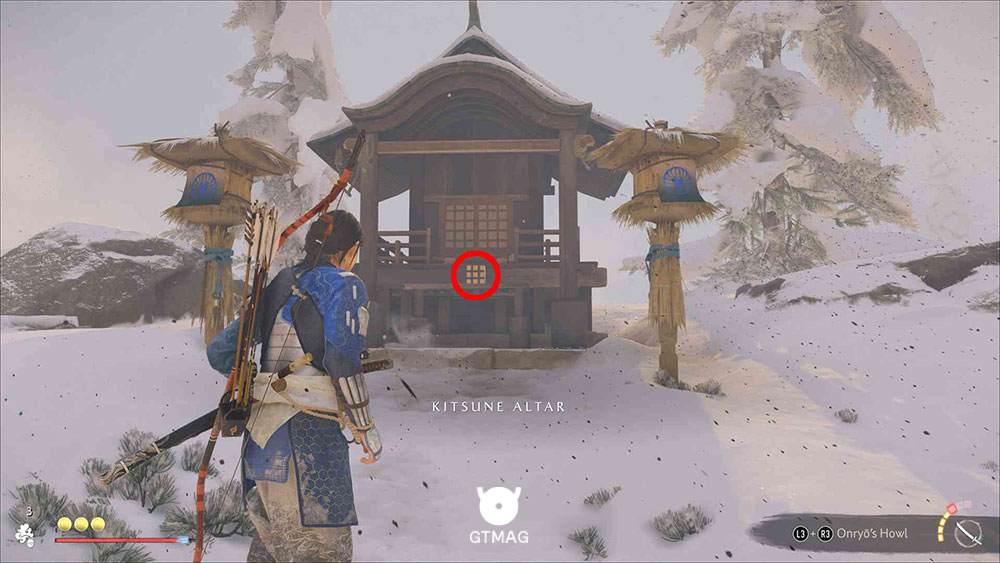 4 - Sarobetsu Forest - Kitsune Altar - تمام مکانها و راهحلهای Nine Tails Puzzle Box در Ghost of Yotei