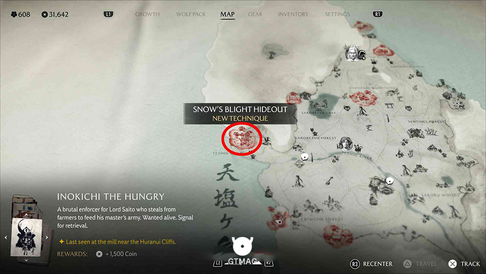 8 - Snow's Blight Hideout - Yotei Six Camp - تمام مکانها و راهحلهای Nine Tails Puzzle Box در Ghost of Yotei