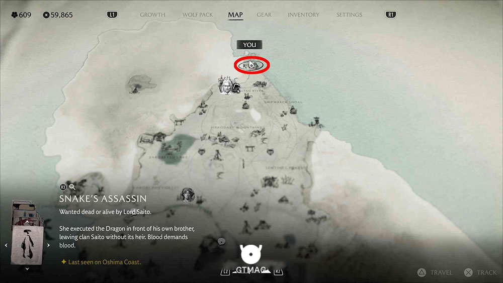 12 - Cape Inari Hideout - Yotei Six Camp - تمام مکانها و راهحلهای Nine Tails Puzzle Box در Ghost of Yotei