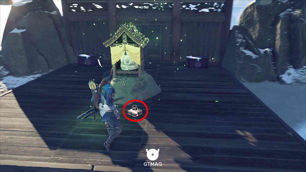 12 - Cape Inari Hideout - Yotei Six Camp - تمام مکانها و راهحلهای Nine Tails Puzzle Box در Ghost of Yotei
