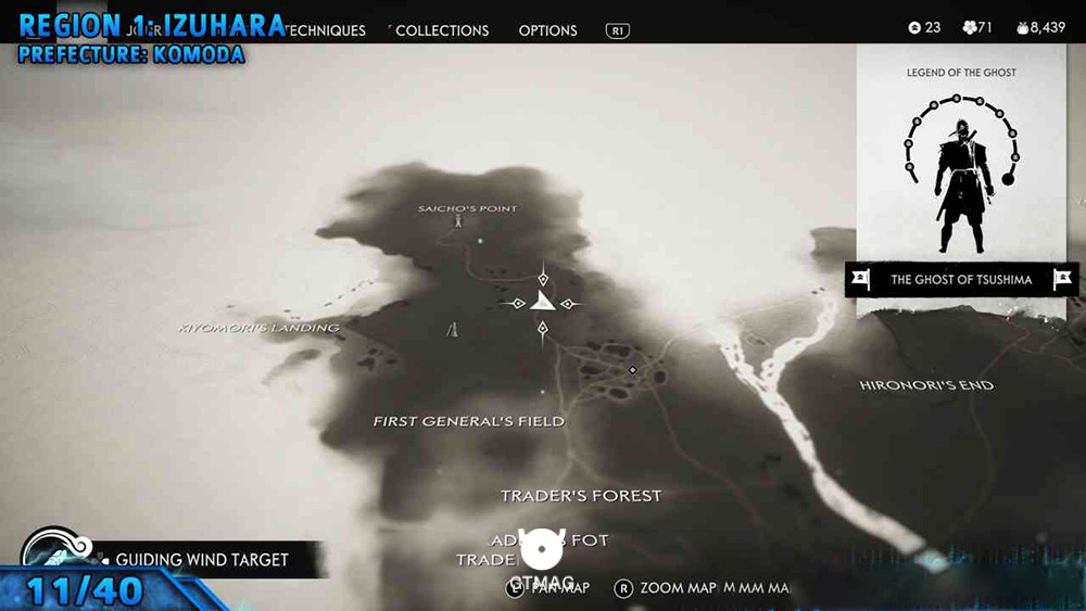 Record 11 - تمام مکانهای Records در Ghost of Tsushima