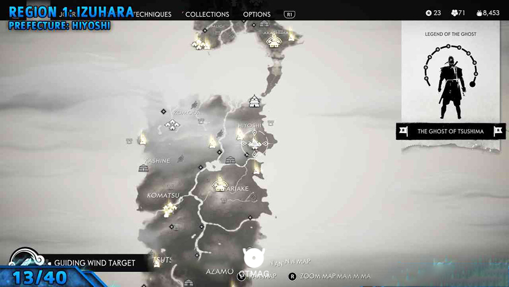 Record 13 - تمام مکانهای Records در Ghost of Tsushima