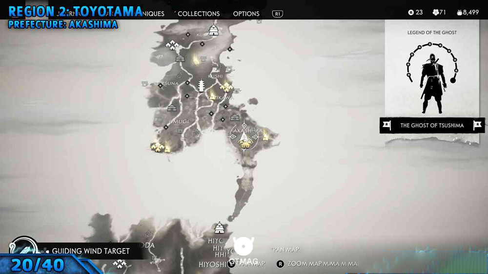 Record 20 - تمام مکانهای Records در Ghost of Tsushima