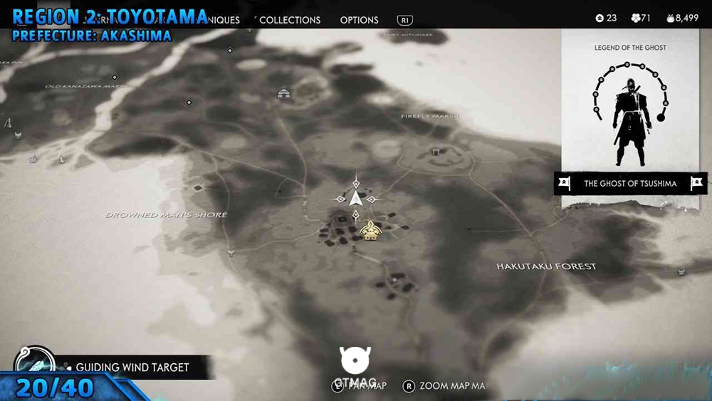 Record 20 - تمام مکانهای Records در Ghost of Tsushima