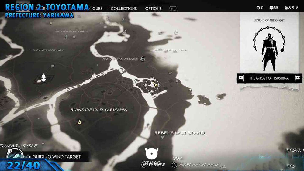 Record 22 - تمام مکانهای Records در Ghost of Tsushima