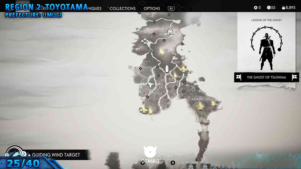 Record 25 - تمام مکانهای Records در Ghost of Tsushima