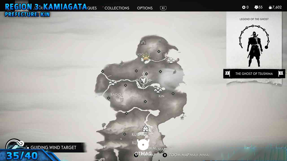 Record 35 - تمام مکانهای Records در Ghost of Tsushima