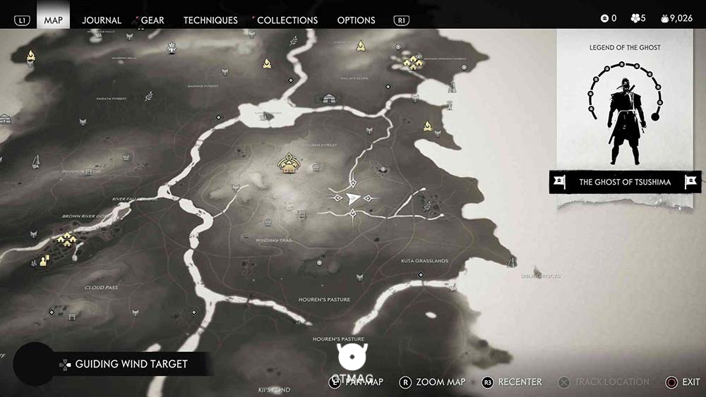 Hidden Altar شماره 11 - مکان&zwnj;های Hidden Altar در Ghost of Tsushima