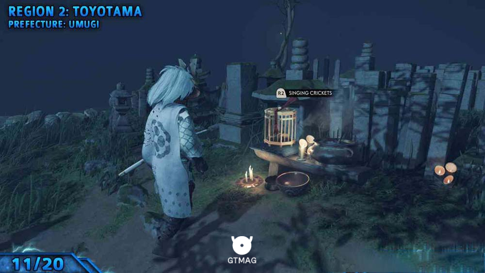 Singing Cricket 11 - مکان تمام Singing Cricketها در Ghost of Tsushima