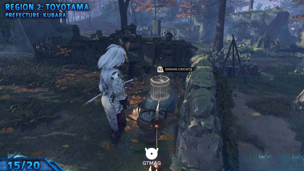 Singing Cricket 15 - مکان تمام Singing Cricketها در Ghost of Tsushima