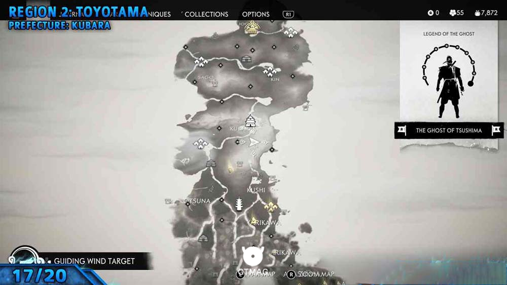 Singing Cricket 17 - مکان تمام Singing Cricketها در Ghost of Tsushima