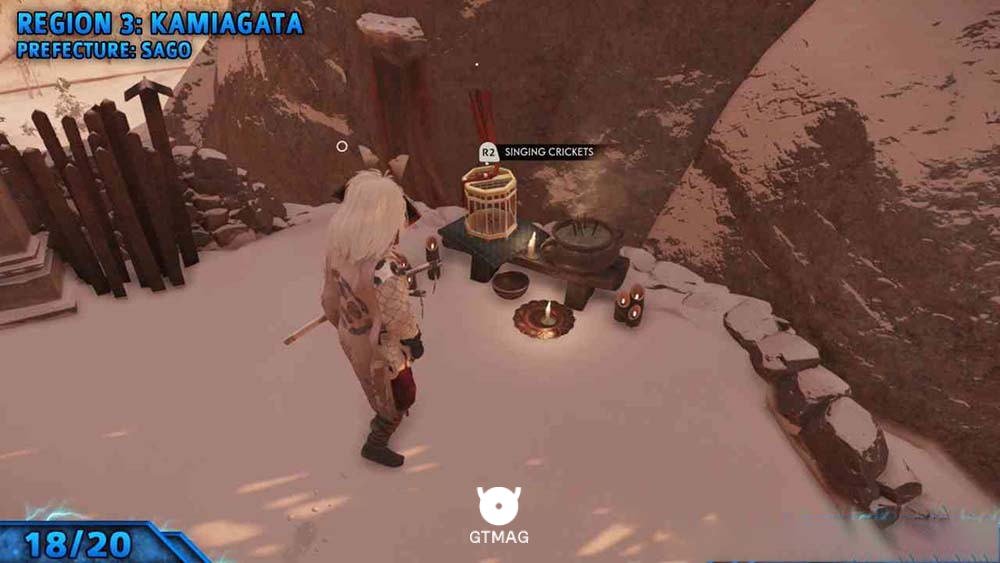 Singing Cricket 18 - مکان تمام Singing Cricketها در Ghost of Tsushima